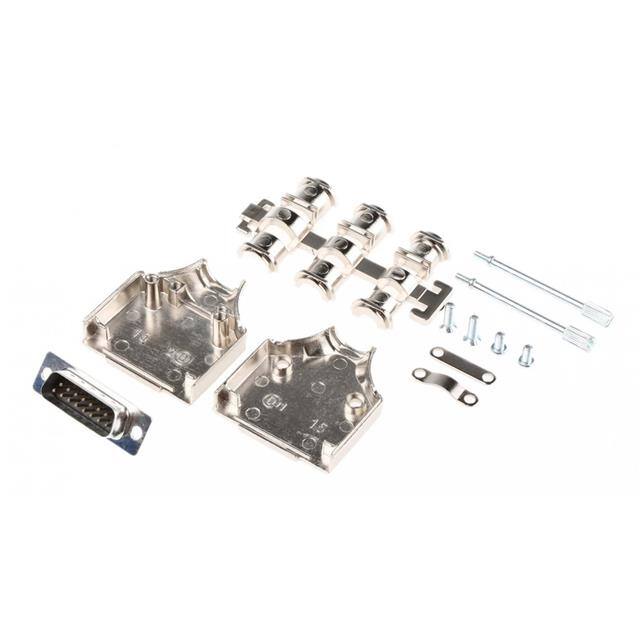 MHDM15-DM15P-K MH Connectors  Capots de connecteurs D-Sub en forme de D